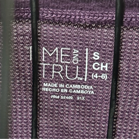 Purple Long Sleeve Top - Picture 2 of 6